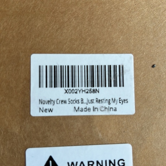 NWT Novelty Socks “I’m not sleeping I’m just resting my eyes” - Picture 5 of 5